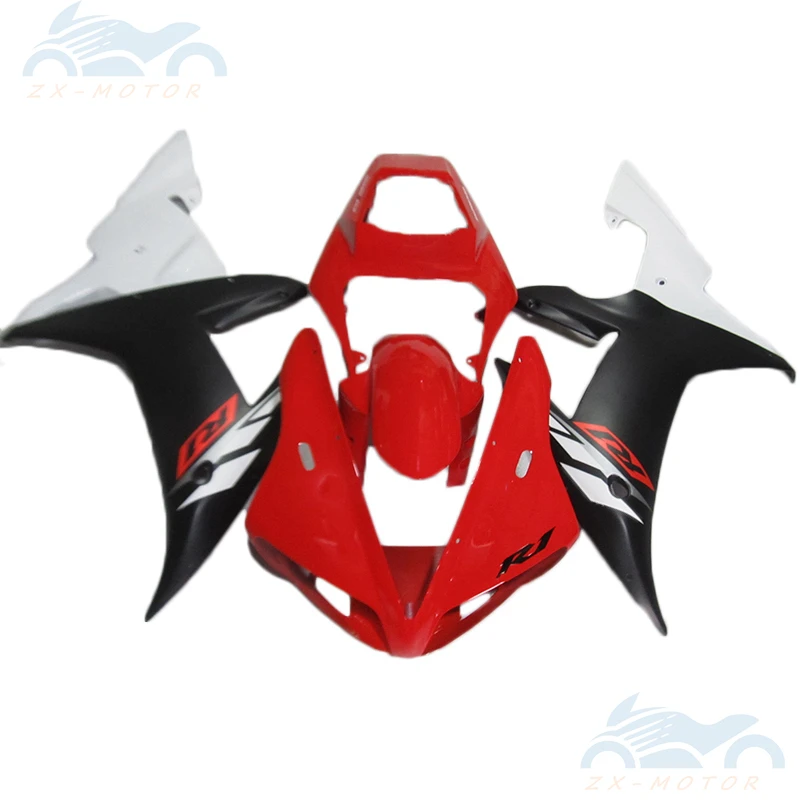 

Полный комплект обтекателей для мотоцикла YAMAHA YZF R1 2002 2003, новый красный, белый, черный обтекатель для мотоцикла r1 02 03 ZD12