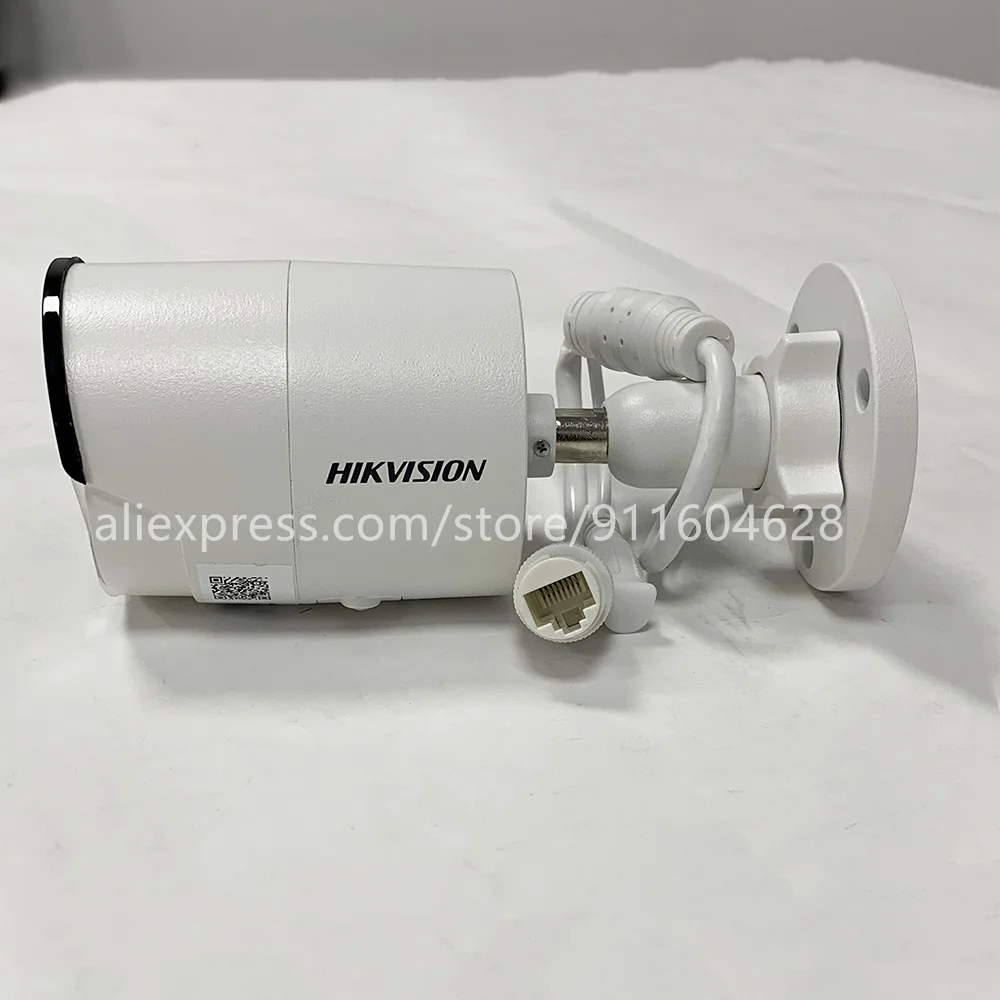 Imagem -04 - Hikvision-câmera ip Ds2cd2043g2-iu 4mp Poe ir Wdr Microfone Embutido Acusense Rede Fixa Cctv Ds-2cd2043g2-i Original