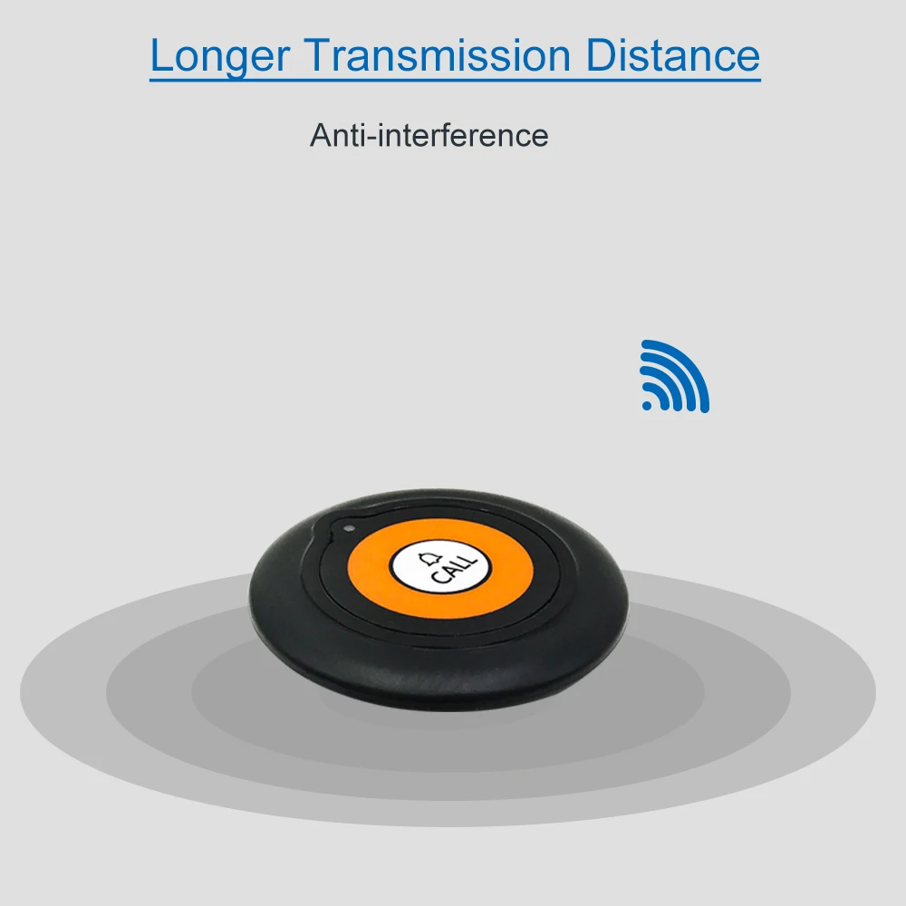 Imagem -04 - Receptor de Relógio de Garçom sem Fio Botão de Chamada Chamada de Buzzer Atendimento ao Cliente Sistema de Pager para Bar e Hotel