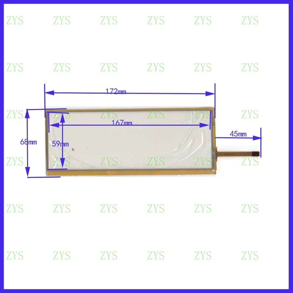 

NEW 4 line AM3597 touch screen panel 172*68 TouchSensor FreeShipping 172mm*68mm AM 3597