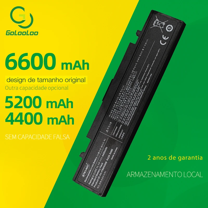 Golooloo 6 cells  Laptop Battery for Samsung aa pb9nc6b AA-PB9NS6B r428 pb9nc6b 355V5C AA PB9NS6b np350v5c aa-pb9nc6b NP355V5C