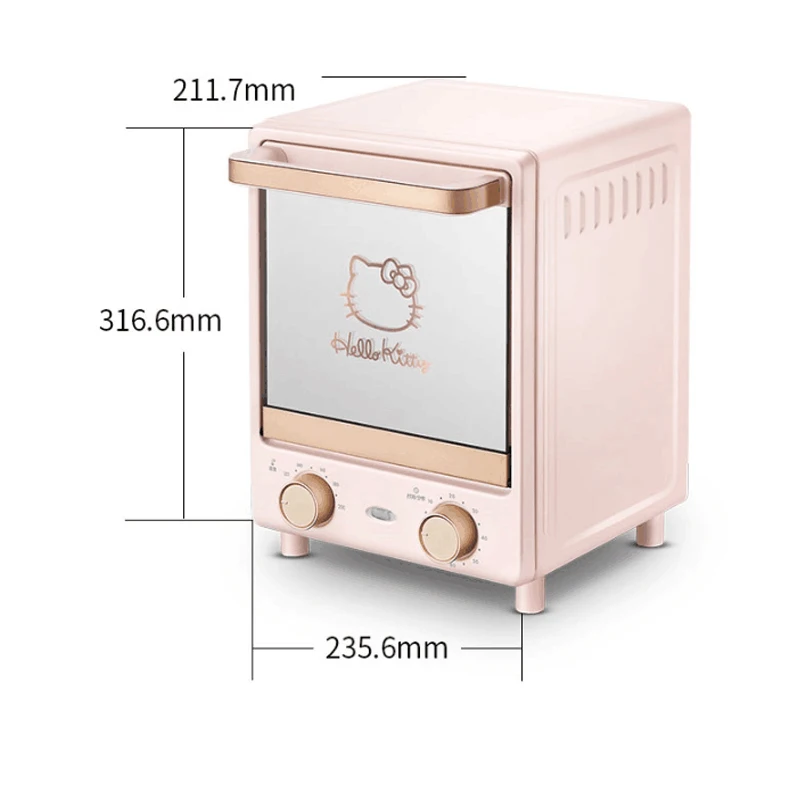 

220V 12L Mini Bread Oven Household Small Pizza Cake Tart Oven Kitchen Multifunctional Baking Equipment 220V 800W KX12-V500XK