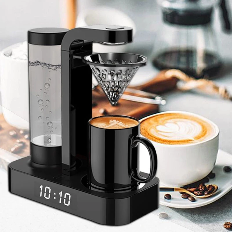 Automatic coffee machine home office punching tea coffee machine small mini American drip smart coffee machine