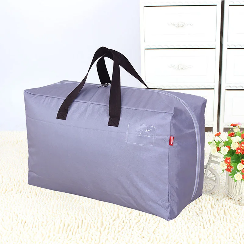 

Folding Household Storage Bag Solid Bag Storage For Quilt Pillow Blanket Organizer 70*60*30cm Wardrobe Closet Packing Bag Case