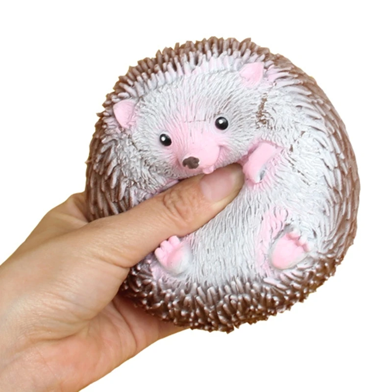 

Adults Kids Hedgehog Pinch Toy Funny Decompressing Squishy Ball Squeeze Toy Anxiety Release Animals Fidget Toys