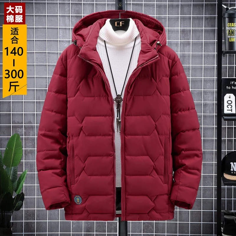 Winter Male Jacket Jaqueta Masculina Windproof Jackets Men Warm Cotton Padded Man's Coat Male KPOP Parkas Plus Size 4XL-9XL