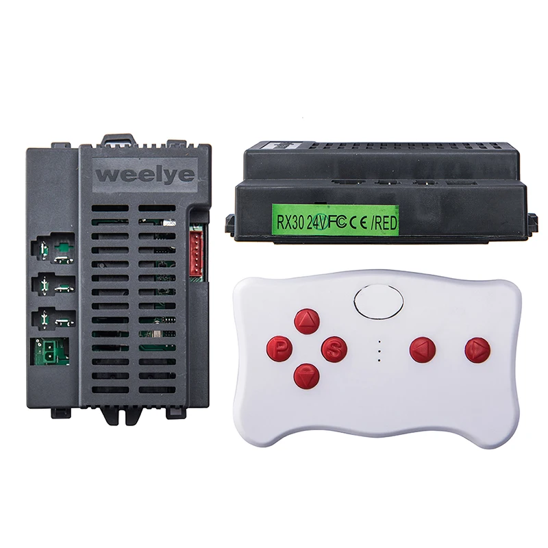 Weelye RX30 24V/สี่ด้านซ็อกเก็ต2.4G รีโมทคอนโทรล Bluetooth และตัวรับสัญญาณสำหรับเด็กไฟฟ้าเปลี่ยนชิ้นส่วน