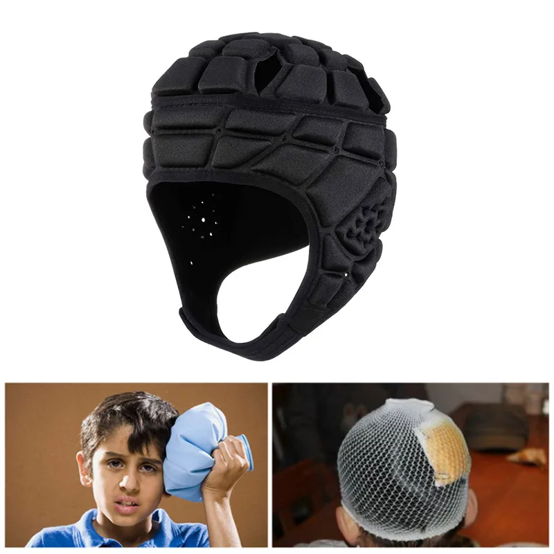 Children\'s Rugby Helmet Head Guard Goalie Roller Football Goalkeeper Helmet Kids Tennis Child Skating Hat Baby Head Protector