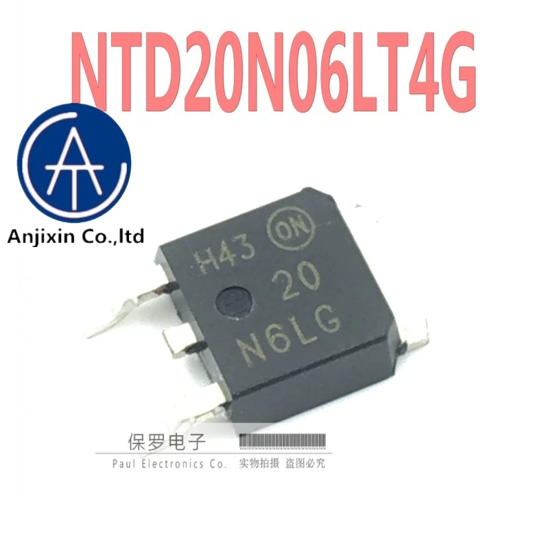 10 Uds 100% original y newMOS FET NTD20N06LT4G 20N06LG-252 SMD de stock real