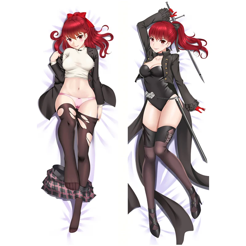 

Anime Game Persona 5 Sexy Girl Makoto Niijima Kasumi Yoshizawa hugging Body pillow Case Cover Otaku Body Two-Side Dakimakura