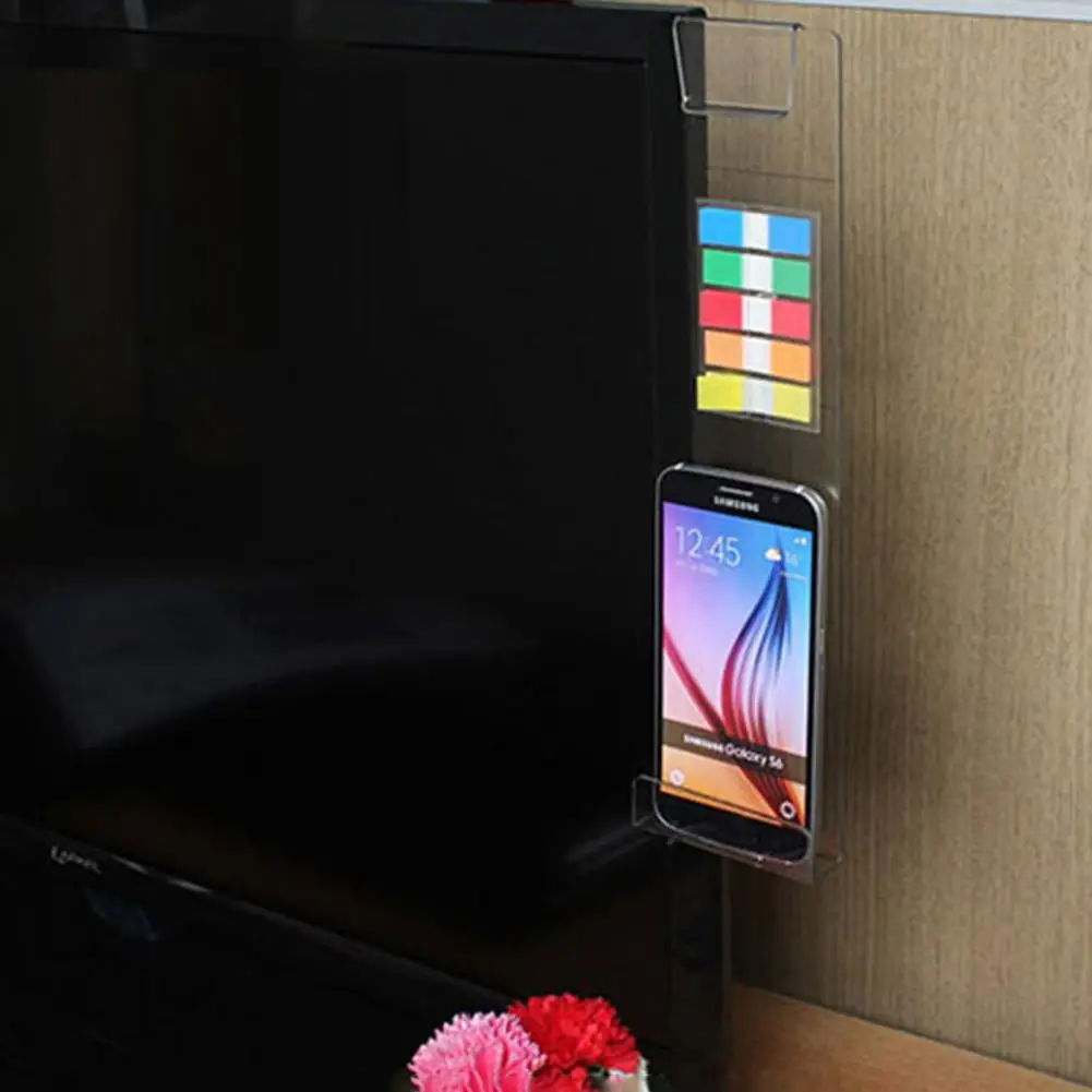 طاولة للمذاكرة لوحة مذكرة لاصقة رسالة متعددة الوظائف ذاتية اللصق الاكريليك الجانب لوحة رصد الجانبية للشاشة