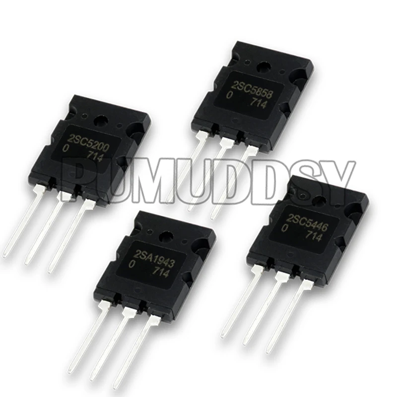 6 Stück 2SC5200 TO-3P C5200 5200 2SA1943 A1943 2SC5858 C5858 2SC5446 C5446 C3998TO3PL Transistor 3 Paar (2SC5200 +2SA1943) Je 3 Stück