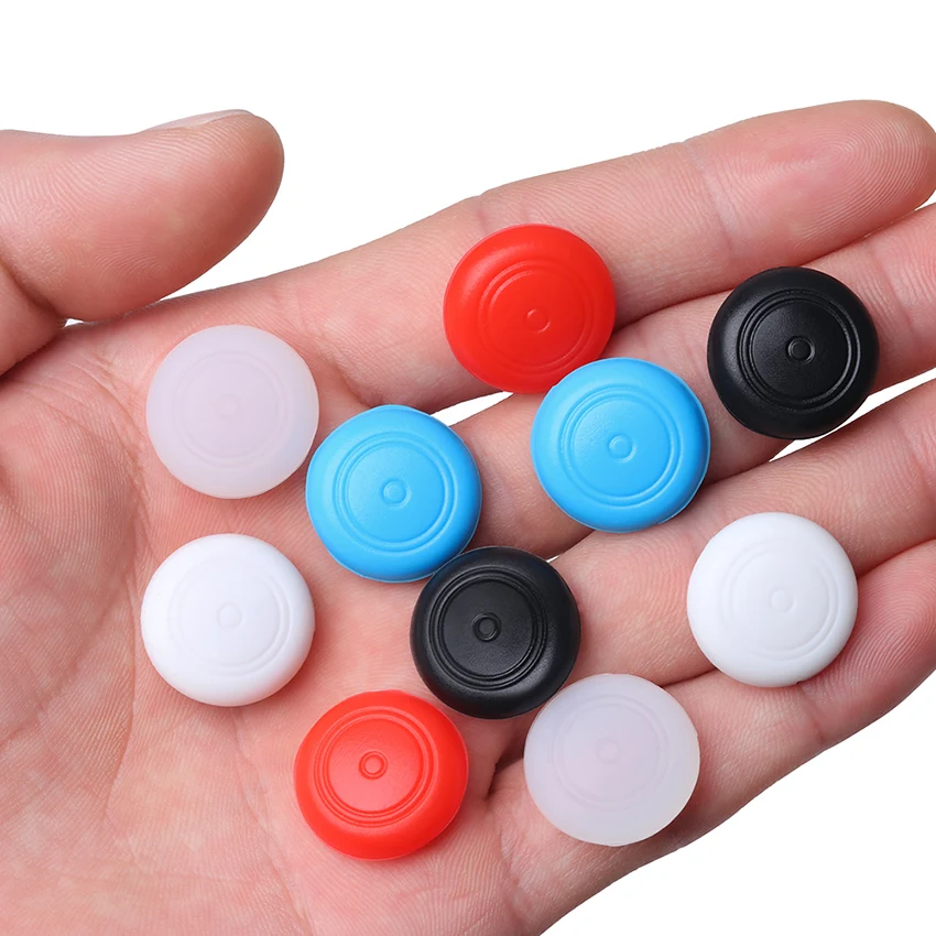 Yuxi 2 pçs tampas antiderrapantes de silicone, para nintendo switch ns joy-con controller, joystick analógico, capa para botões de polegar
