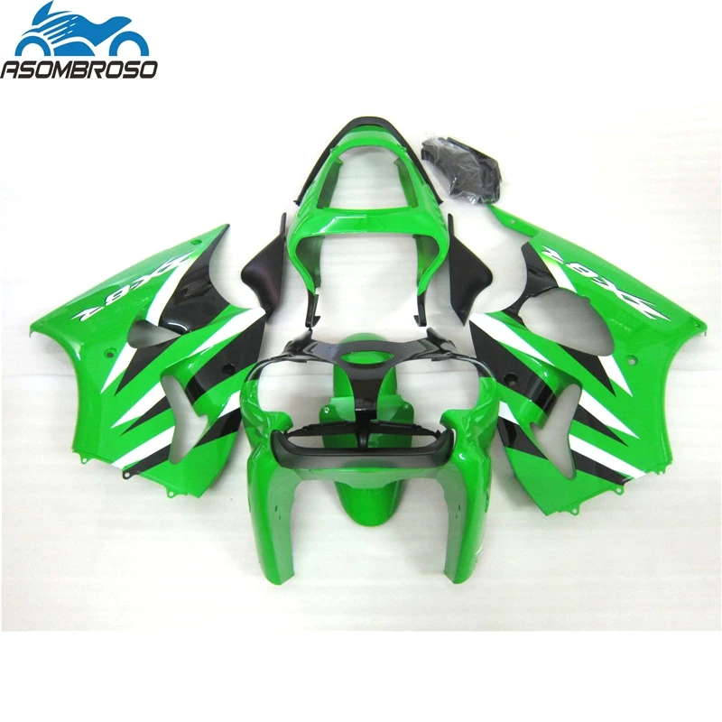 

Injection Molding Hot Sale bodyparts for Kawasaki ninja ZX6R fairing kit 2000 2001 2002 green black set ZX6R 00 01 02 WA10