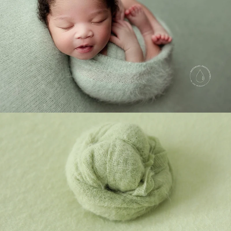 9 Color Soft Newborn Photography Fabric Backdrops For Boy And Girl Elasticity Knit Baby Photo Wraps Cloth Accessories