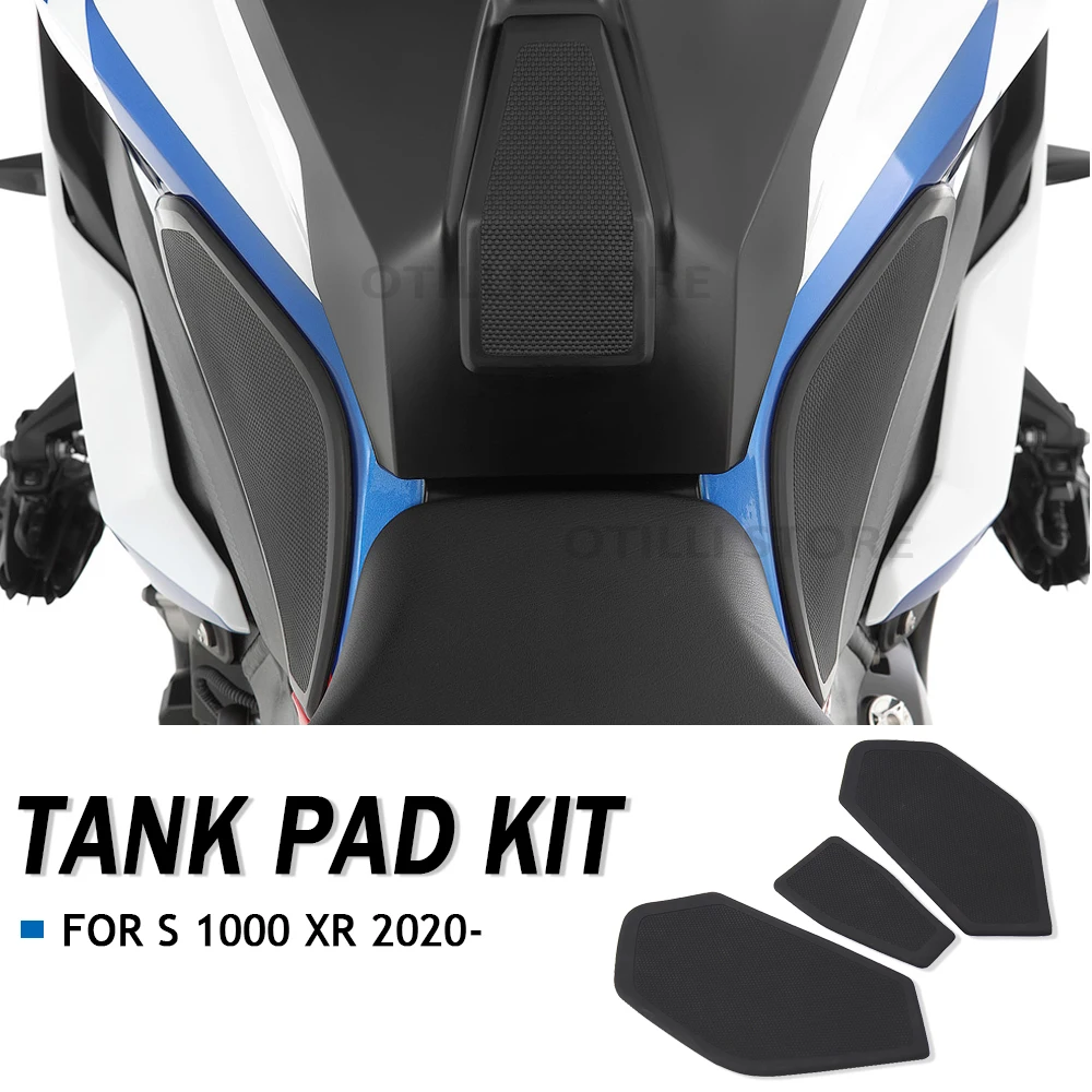 

Motorcycle Stickers Decals Fuel Oil Tank Protector Pads Kit Black Decoration Accessories For BMW S1000XR S 1000 XR 2020 -