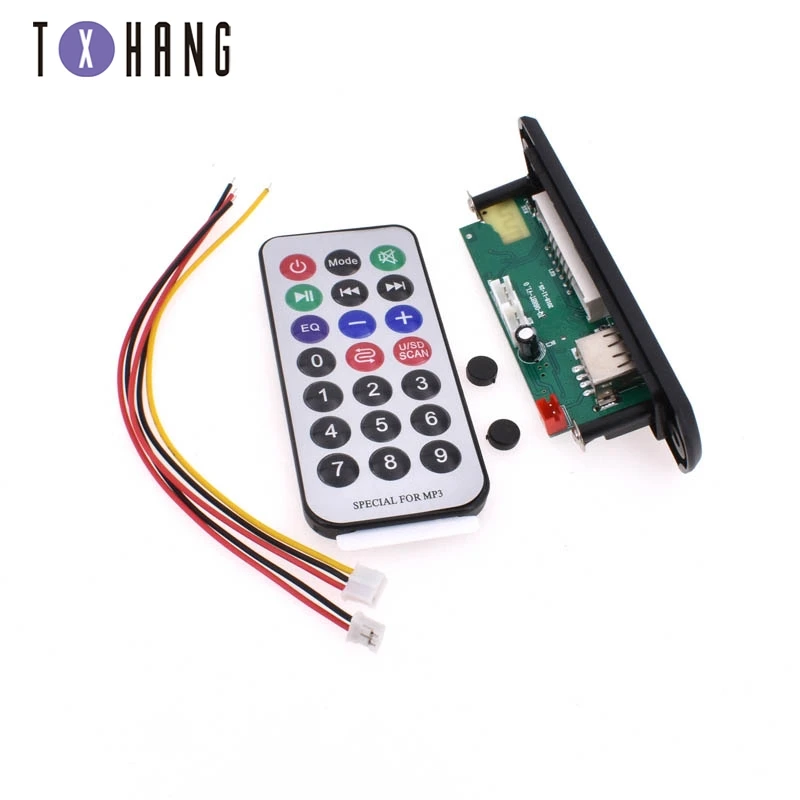 Wireless Bluetooth 12V MP3 WMA Decoder Board Audio Module USB TF Radio For Car image 3