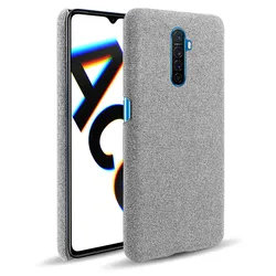 Cloth Cases For Oppo Realme X2 Pro Case Slim Retro Cloth Hard Phone Cover For Realme X2 Pro RMX1931 Cover For Oppo Realme X2 Pro