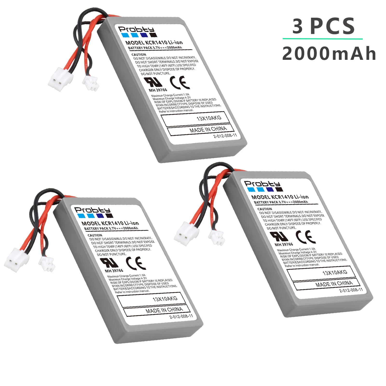 Voor SONY PS4 PS4 PRO slim LIP1522 Dualshock 4 V1 V2 Draadloze Controller Playstation GamePad 4x2000mAh Oplaadbare batterij