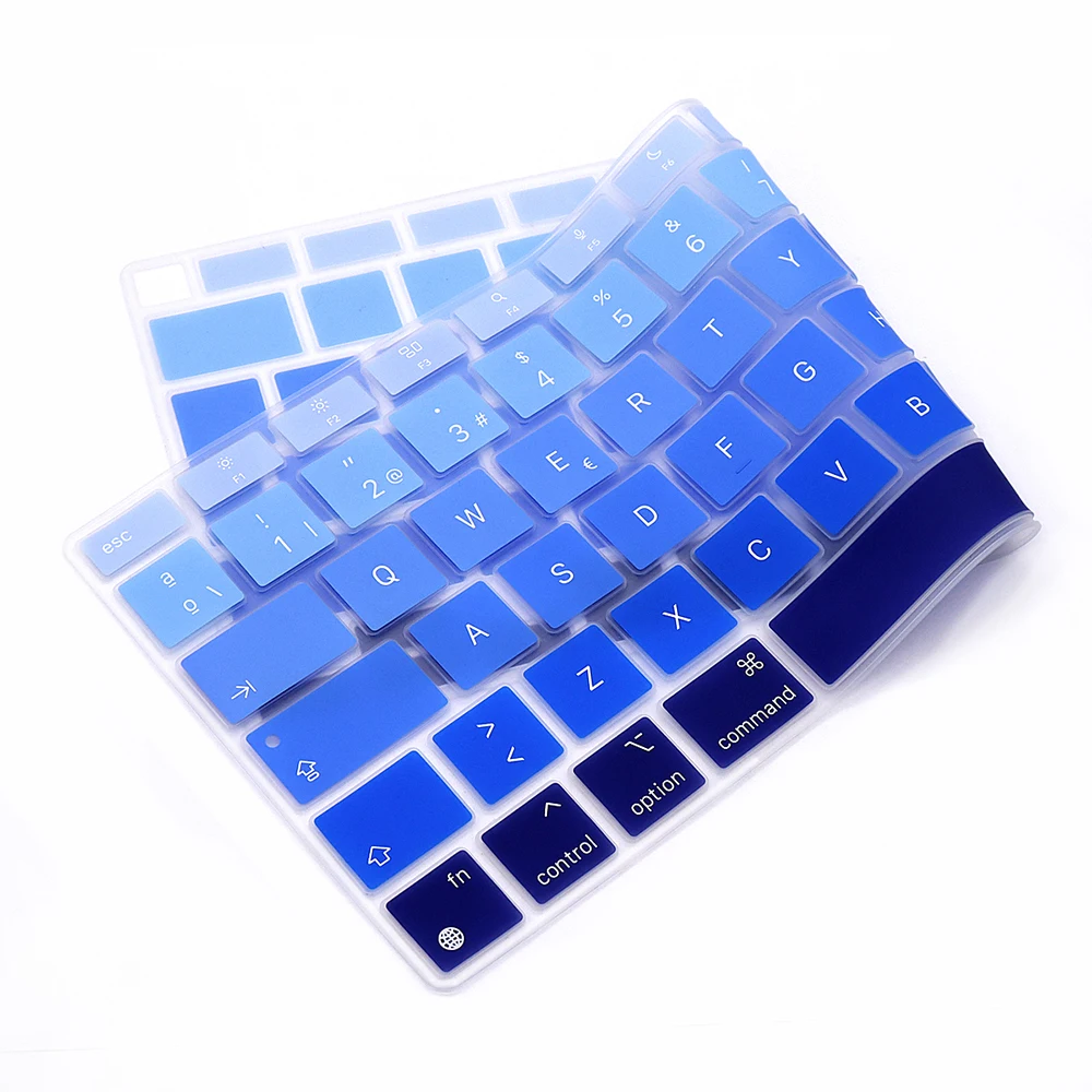 Juste de clavier en silicone coloré pour ordinateur portable espagnol, film de protection pour Macbook Air 13, A2337, Apple Air13, Dallas, nouveau,