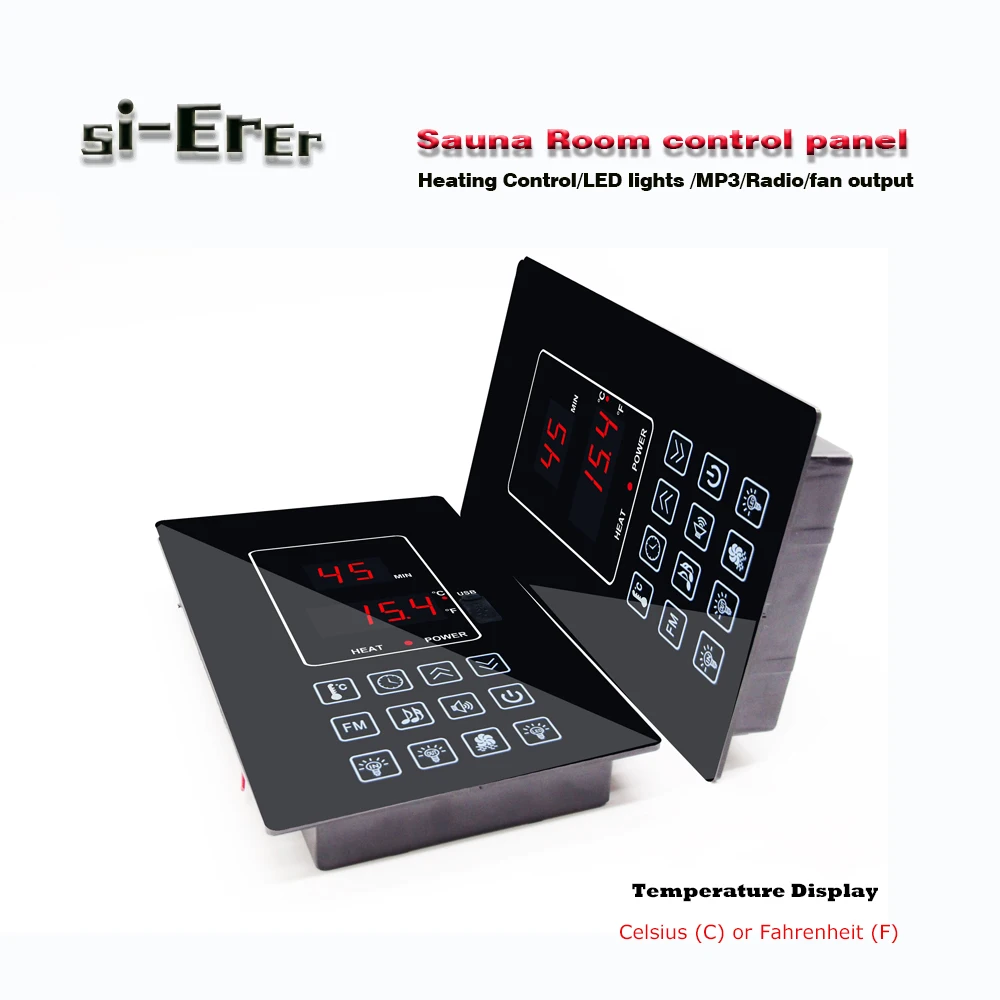 710 multifunctional sauna temperature controller, can be set to display Celsius or Fahrenheit