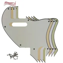 Xinyue Custom Guitar Parts - For 7 Hole Screws Telecaster US Tele F Hole Hybrid Guitar Pickguard Tele Conversion