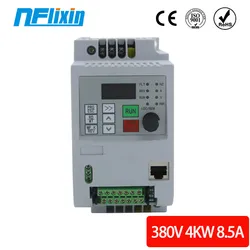 VFD 380 4KW AC 380V 1.5kW/2.2KW/4KW/5.5KW/7.5KW Variable Frequency Drive 3 Phase Speed Controller Inverter Motor VFD Inverter