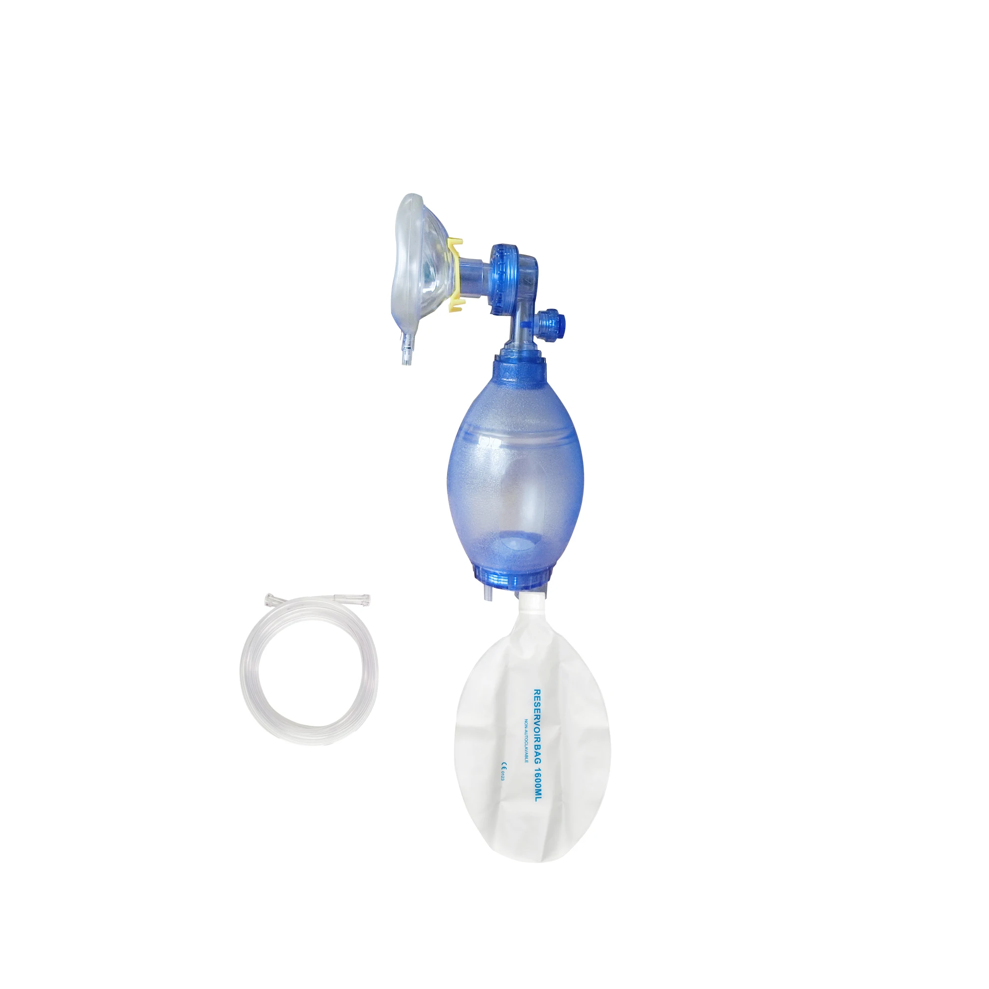 Ambu Manual Latex Free PVC Resuscitator Bag Children Infant With 1600ml Reservoir Oxygen Bags Simple Self-help Rescue Appratatus