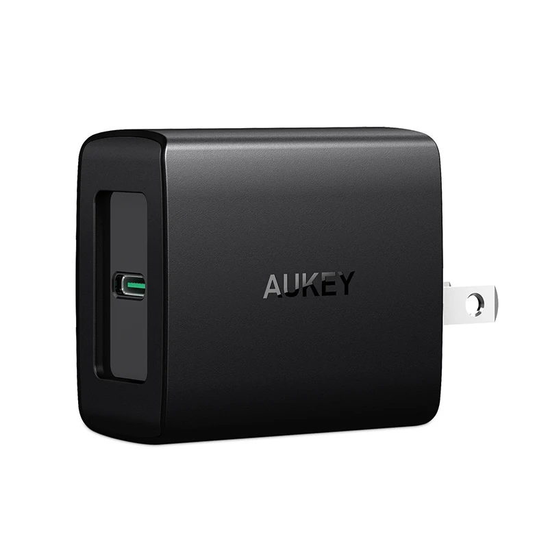 AUKEY PD Fast Phone Charger Socket 29W PD 2.0 USB PD Type C + 3A USB Fast Charging Wall Charger Socket US Plug for Laptop Switch