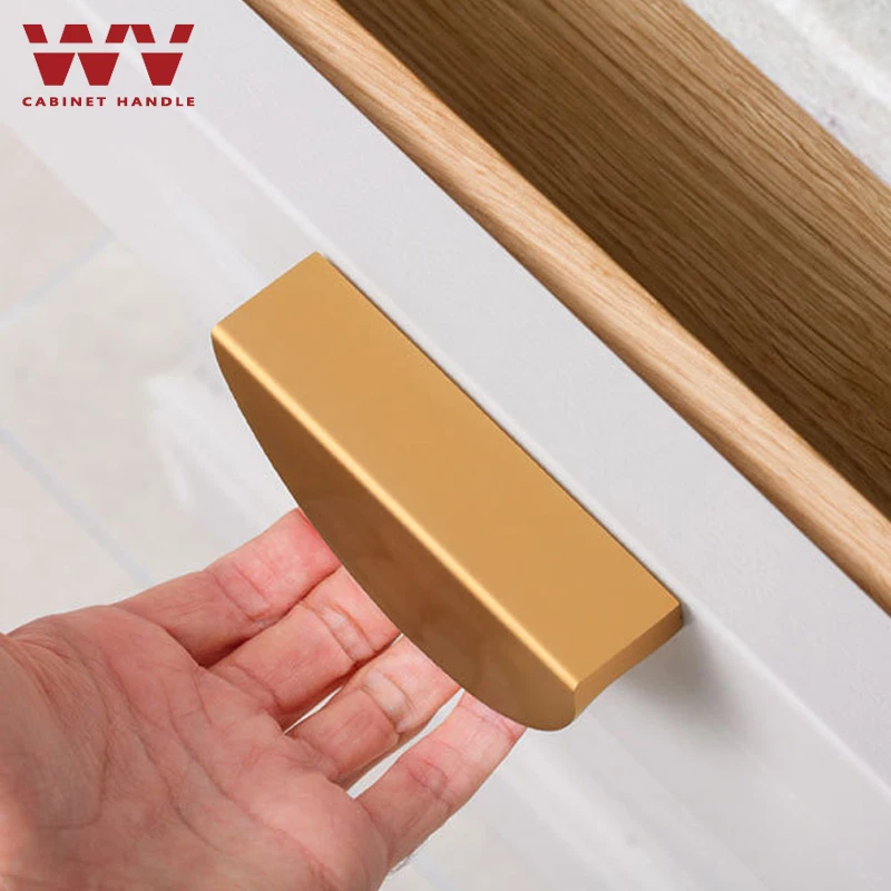 WV kitchen Cabinet Storage Cabinet Handles Black Gold Kitchen Cupboard Closet Pulls Drawer Knob Door Furniture Handle Hardware