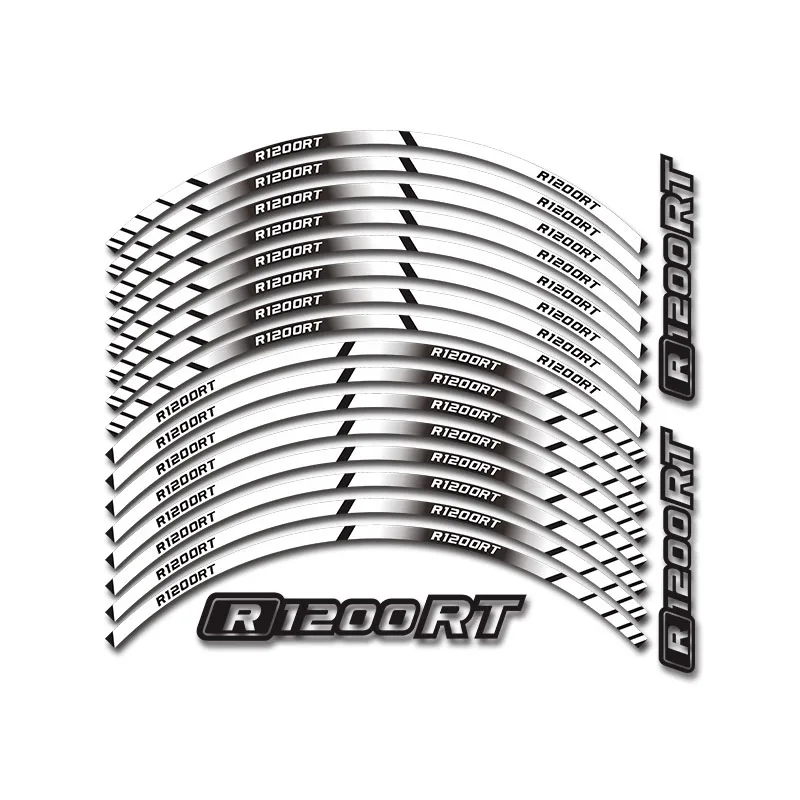 FOR BMW R1200RT Motorcycle Parts Contour Wheel Decoration Decal Sticker R1200 RT R 1200 RT