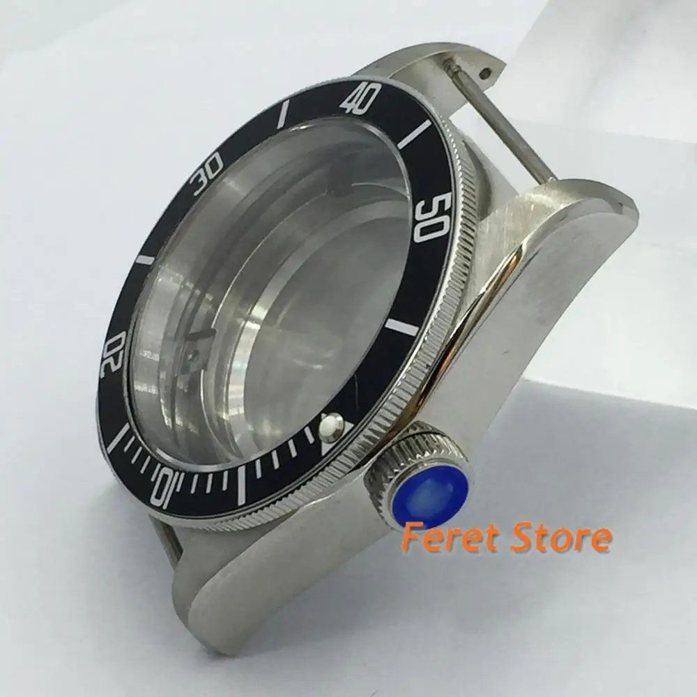 Corgeut 41mm Sapphire glass stainless steel case for ETA 2836 MOVEMENT movement mens watch