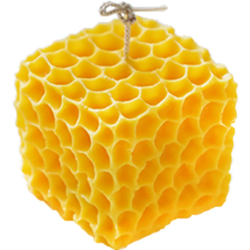 

PRZY Cube Scented Candle Molds, 3D Silicone Honeycomb Candle, Soap Mold, Clay Resin Moulds