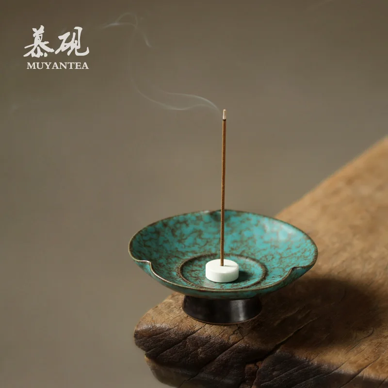 MuYan haitang incense inserted a Japanese home line censer cigarette plug incense table zen tea aroma stove