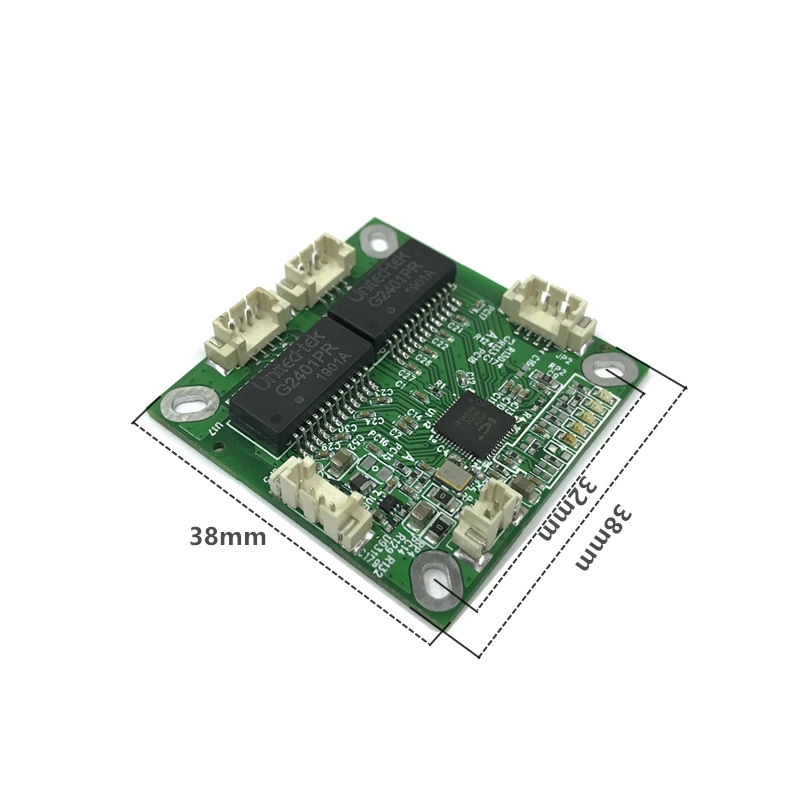 MINI PBCswitch โมดูล PBC OEM โมดูล MINI ขนาด 3/4/5 พอร์ตเครือข่ายบอร์ด PCB MINI โมดูลสวิทช์ Ethernet 10/100Mbps