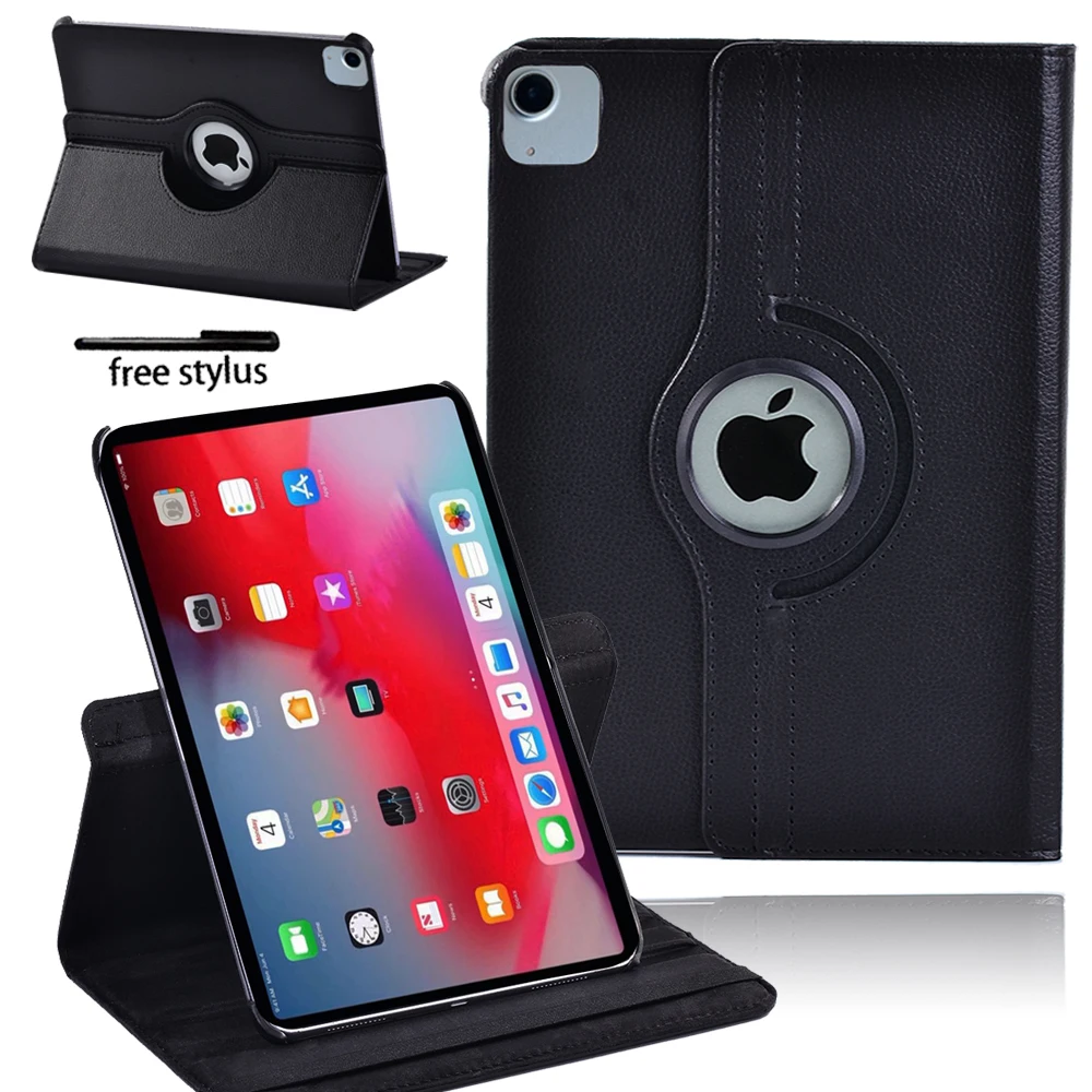 

360 Rotating Tablet Case for Apple Ipad Air 4 2020 10.9 Inch with Auto Wake Up Sleep Flip Leather Stand Case