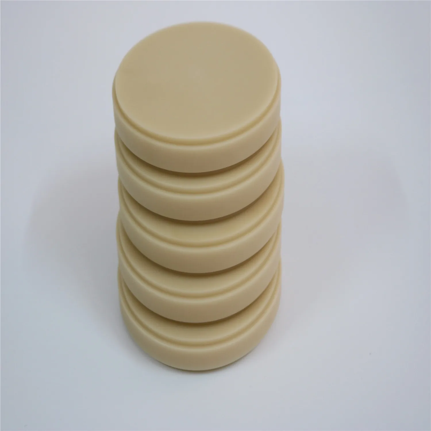 5 Piece OD98*10~25 MM Dental Material PMMA Blocks Blank CAD/CAM Wieland System Dental PMMA Disc A1, A2, A3, Transparent