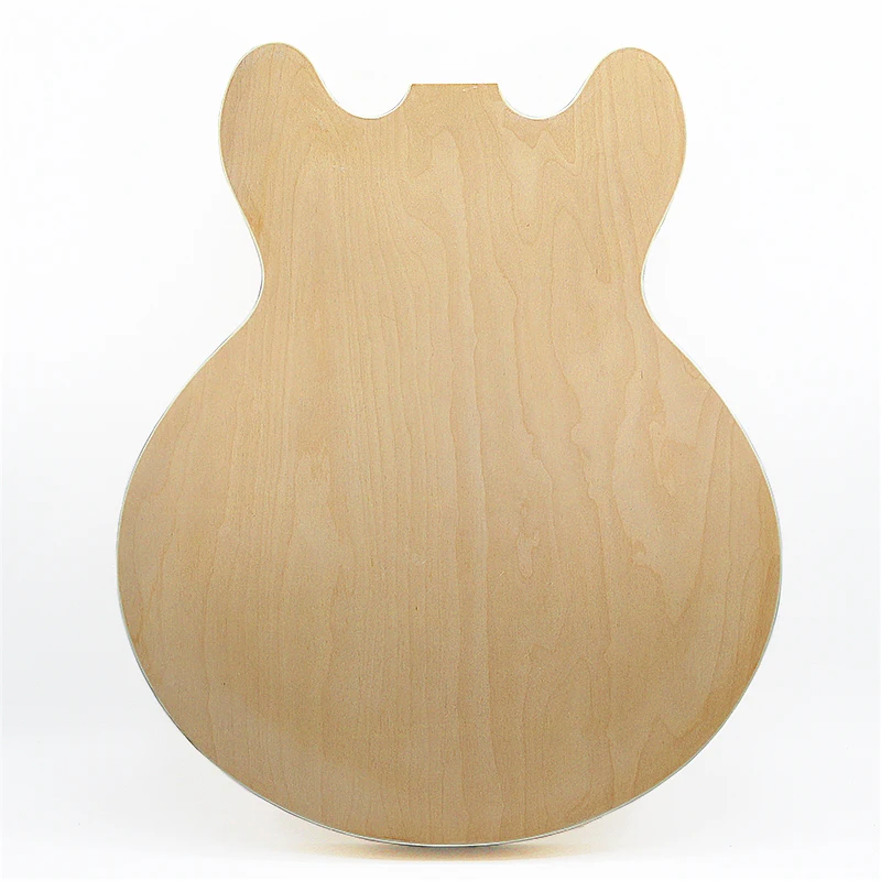 The es-335 Dot jazz guitar body is made of solid wood with maple plywood on the back and side panels