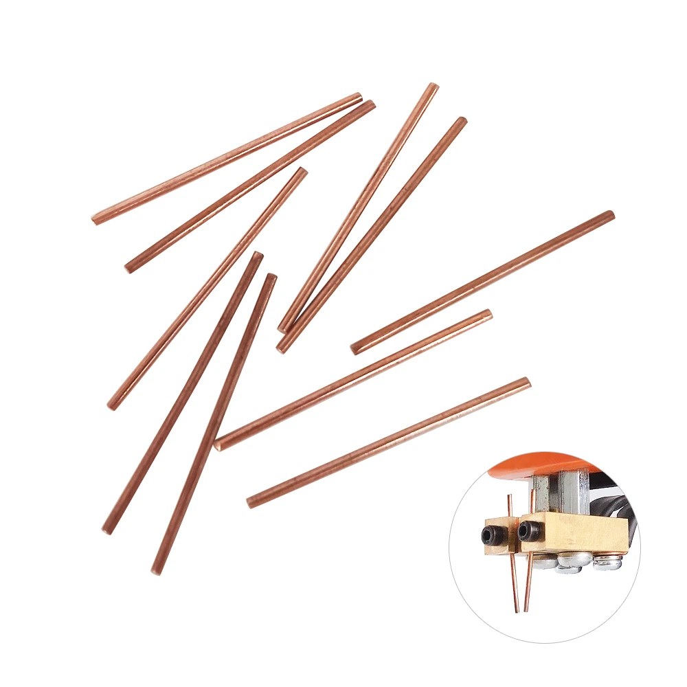 6PCS Spot Welder Pin Used For JST-IIS Spot Welding Machine Fixed Battery Welding Copper Needles High Quality Replace Solder Pins