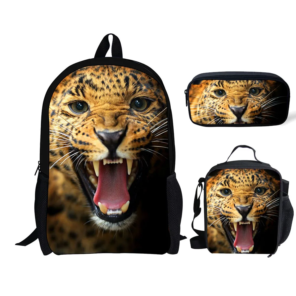 2025 Tiger Print Children School Bags Girls Boys kid Backpack Primary School Backpacks Kids Backpack schoolbag Mochila Infantil