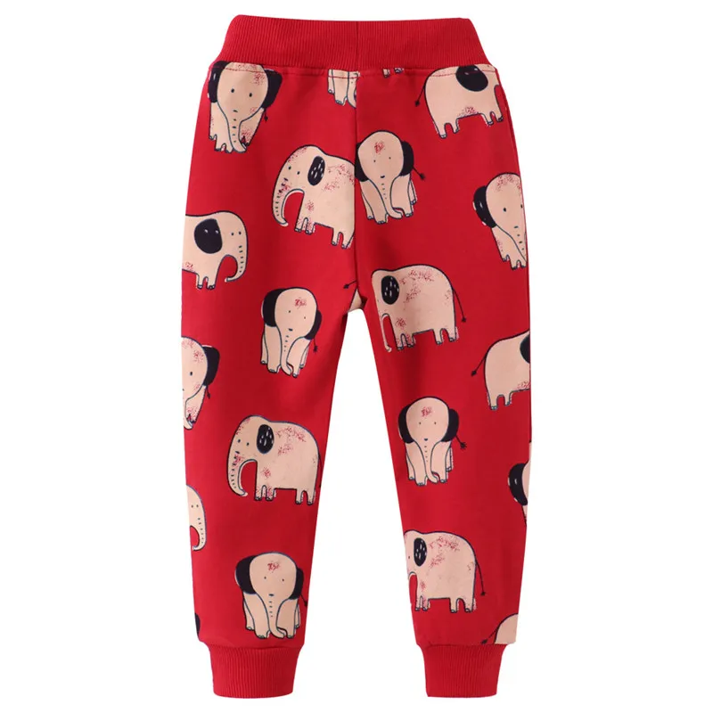 Jumping Meters New Arrival Autumn Spring Elephants Sweatpants For Boys Girls Trousers Drawstring  Kids Full Pants