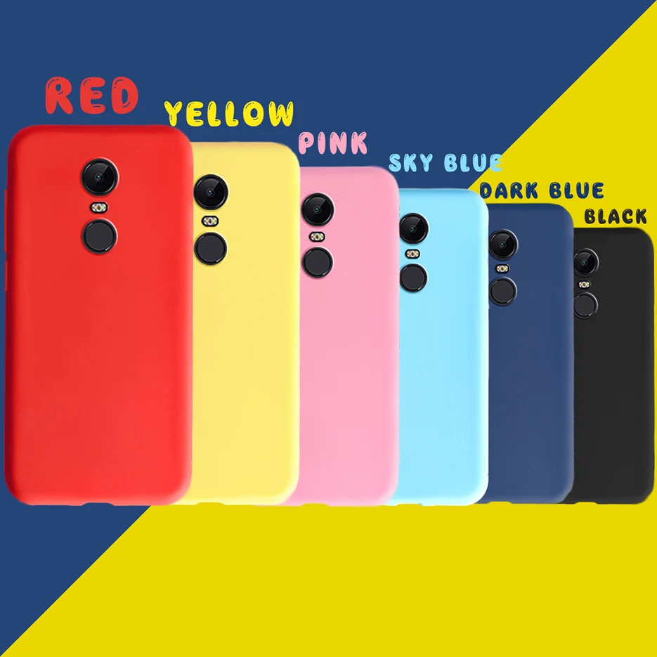 For Xiaomi Redmi 5 Plus Case Redmi5 Cute Candy Color Phone Cases For Xiaomi Redmi 5 Redmi5 Plus 5Plus Back Cover Soft Slim Funda