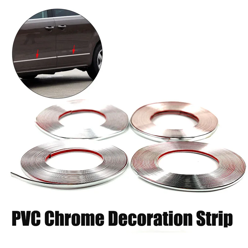 Car Accessories Chrome Body Strip For Citroen DS-series C-Quatre C-Triomphe Picasso C1 C2 C3 C4 C4L C5 Xsara Cactus Elysee