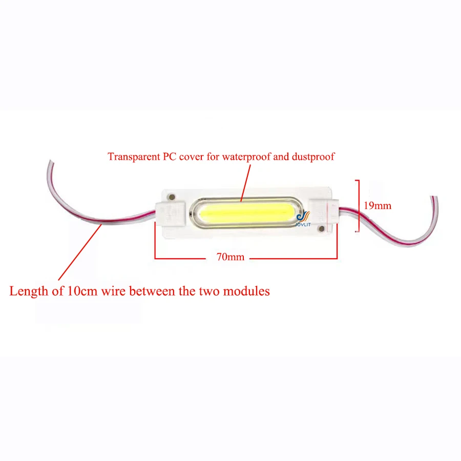 Imagem -02 - Armazene o Módulo da Injeção da Janela Dianteira para a Caixa Publicitária Módulo do Cob Web Site Oficial para a Caixa do Carro Ip67 Cri 90 dc 12v 24v Max2.5 w 20 Peças