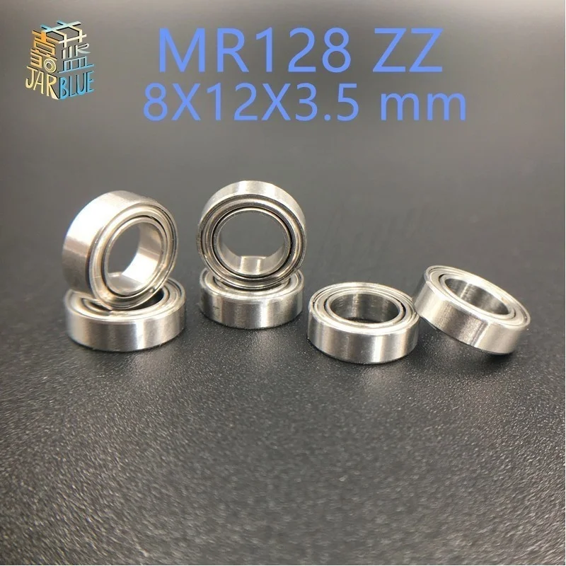 

10pcs MR128ZZ MR128 ZZ MR128-2Z 8X12X3.5 mm Deep groove Ball Bearings Miniature Bearing MR128 / L-1280 ZZ