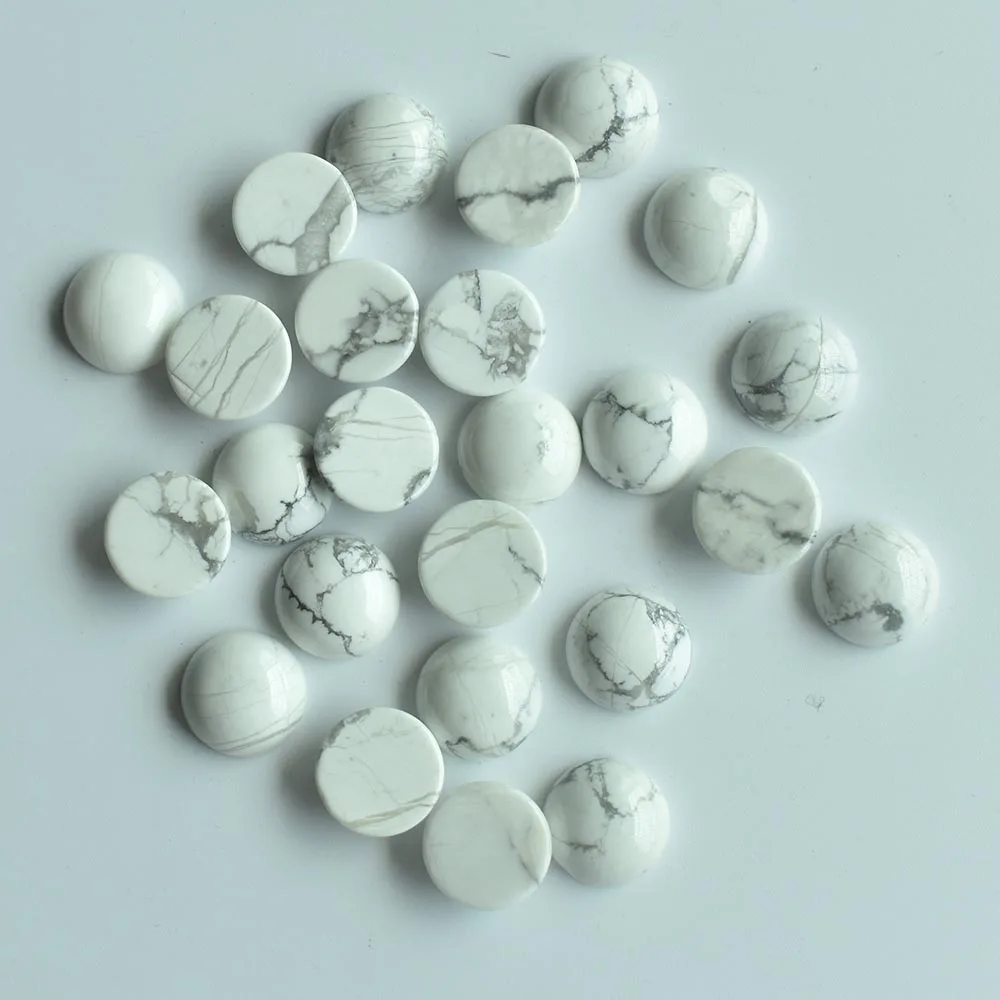 Modische, hochwertige gemischte runde CAB-CABOCHON Natursteinperlen für Schmuckzubehör, 12mm, Großhandel, 50 Stück/Lot, kostenloser Versand. – Detail 22