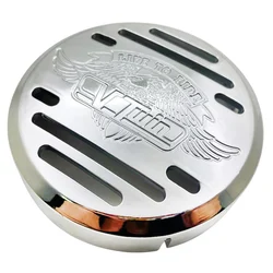 For Kawasaki Vulcan 800 Yamaha V-Star 650 1100 Classic Silverado Chrome ABS Motorcycle Horn Cover Eagle Pattern Refit Parts
