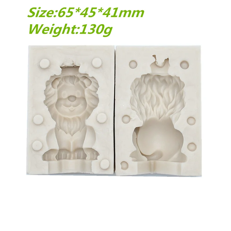 Cute Little Lion 3D Silicone Resin Mold DIY Cake Pastry Fondant Moulds Dessert Chocolate Lace Decoration Kitchen Baking Tools