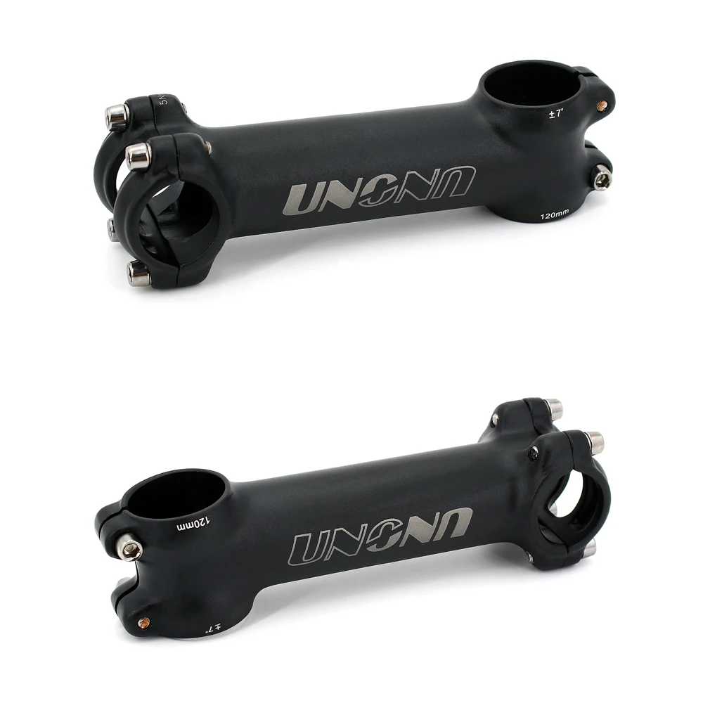 UNO Road Bike Stem 7 Degree Bicycle Stem MTB Power 25.4mm Aluminum BMX Handlebar Riser Bike Parts Bicycle Accessories