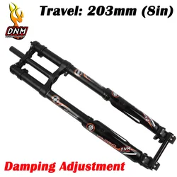 MTB DNM USD-8 FR Pressione Della Spalla Reverse DH Djustment Mountain Bike Ammortizzatore Sospensioni Pneumatiche Forcella Della Bicicletta 26er 27.5er